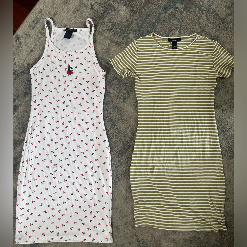 Two forever 21 cute casual dresses